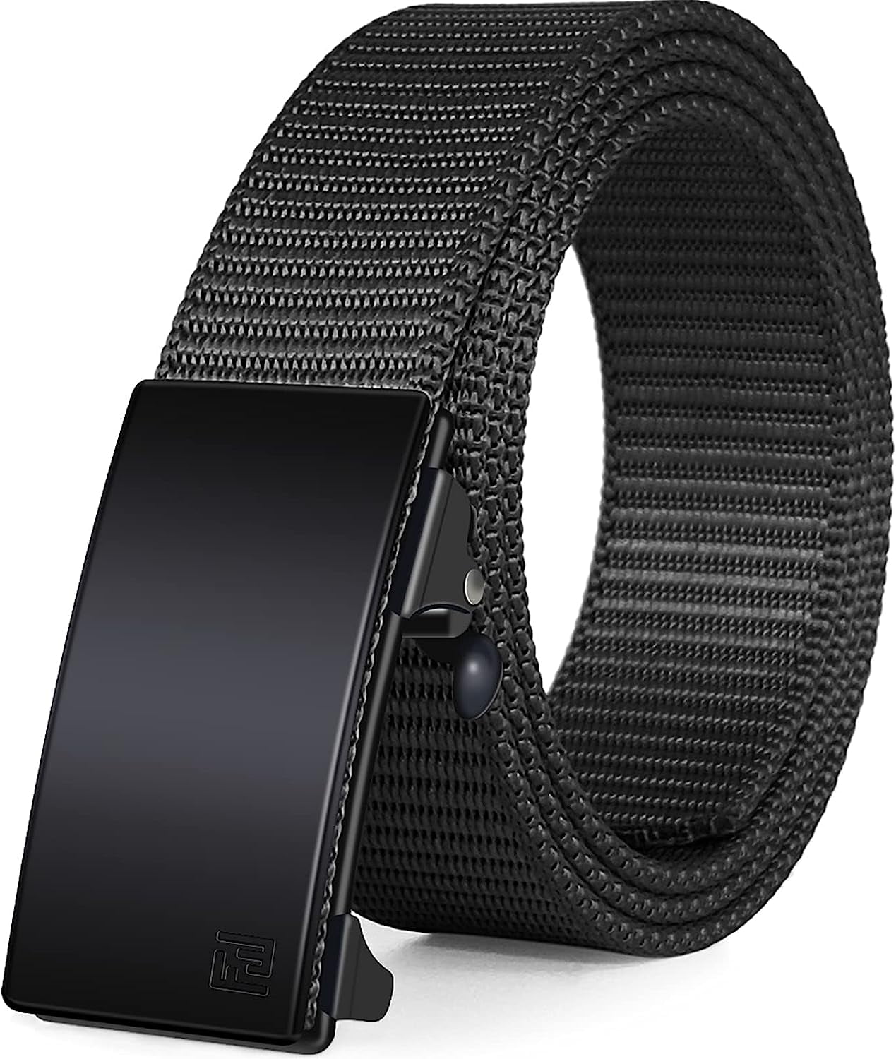 Mark Fred Black Men's Ratchet Belt, Ratchet Belts for Men, Automatic