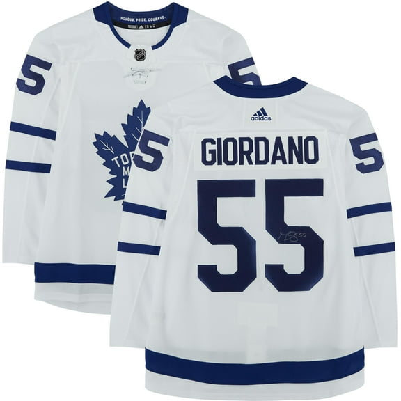 Mark Giordano Toronto Maple Leafs Autographed White Adidas Authentic Jersey - Fanatics Authentic Certified