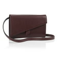 thumbnail image 1 of Mark Giusti Soho Patterned Leather Clutch (Dark Red, One Size), 1 of 3