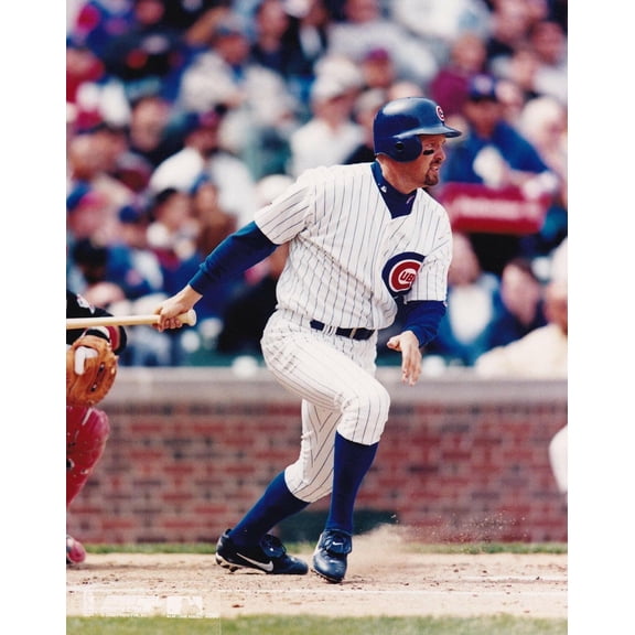 Mark Grace Chicago Cubs 8x10 action photo