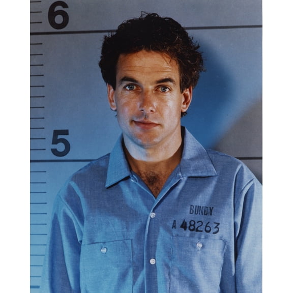 Mark Harmon Portrait in Blue Prison Uniform Photo Print (8 x 10)