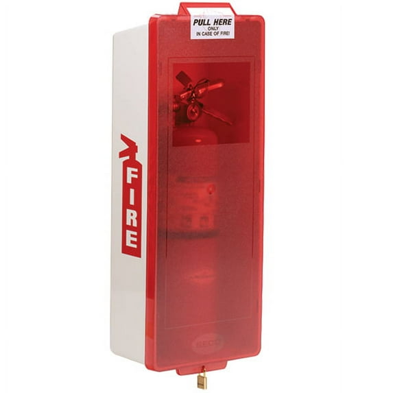 Mark I Jr. Cabinet, White Tub w/ Red Cover (Indoor) (8 Units)