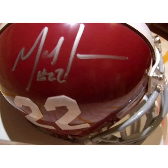 Mark Ingram autographed Alabama Crimson Tide mini helmet JSA