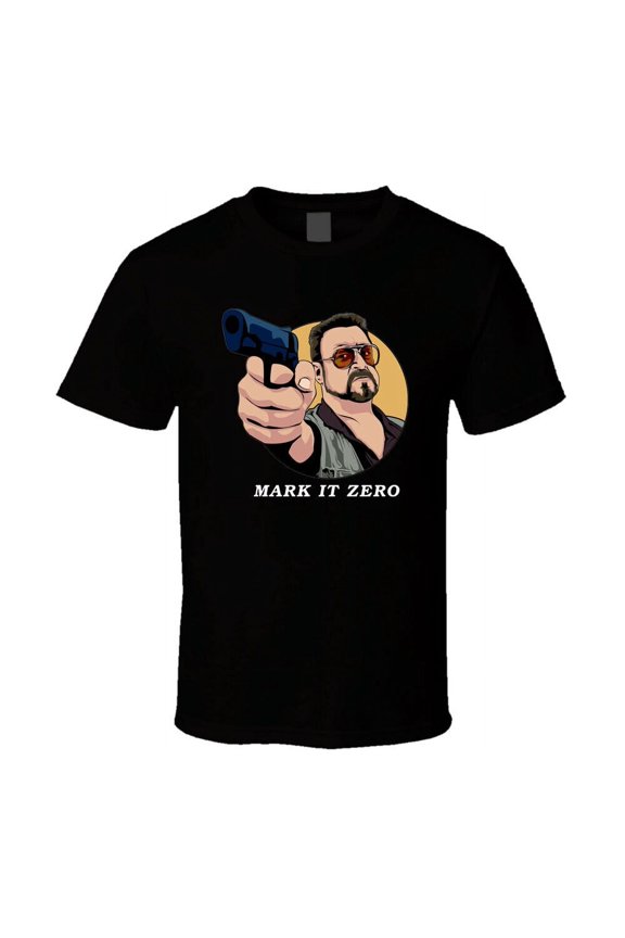 Mark It Zero Funny Movie action silhouette logo shirt T-Shirt tee Unisex