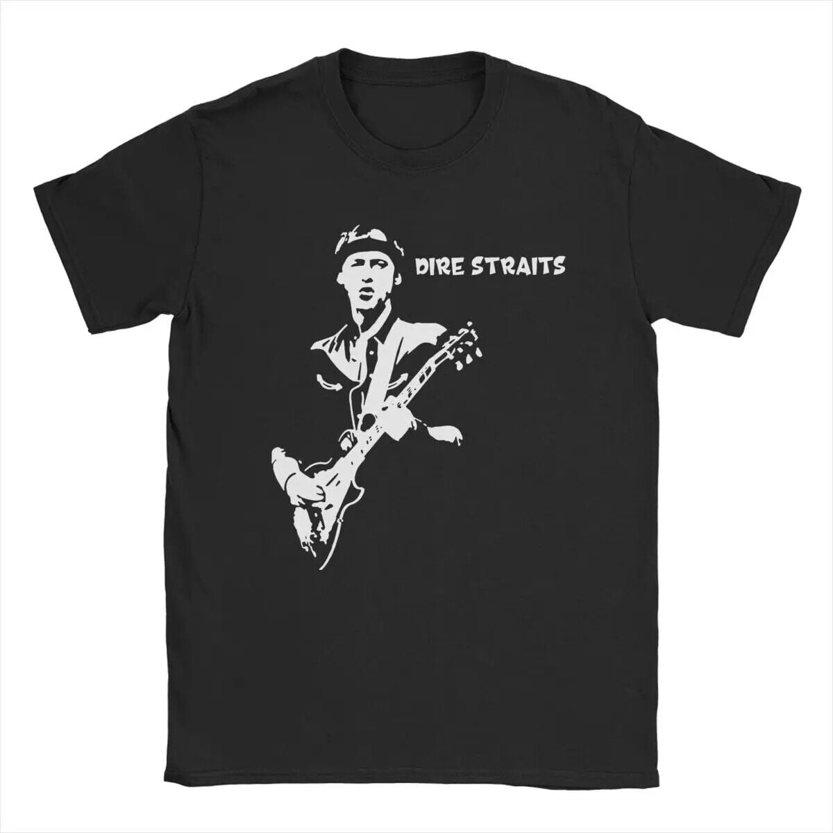 Mark Knopfler Dire Straits Men T Shirts Creative Tees Short Sleeve Crew Neck TS