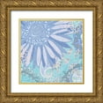thumbnail image 1 of Mark, Leslie 15x15 Gold Ornate Wood Framed with Double Matting Museum Art Print Titled - Dancing Daisy I, 1 of 4