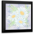thumbnail image 1 of Mark, Leslie 20x20 Black Modern Framed Museum Art Print Titled - Daisy Patch Serenity II, 1 of 5