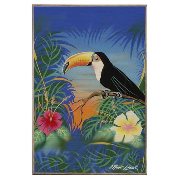 Mark Lueck LS504WB1218-ML 18 x 12 in. Toucan - Birch Wood Print