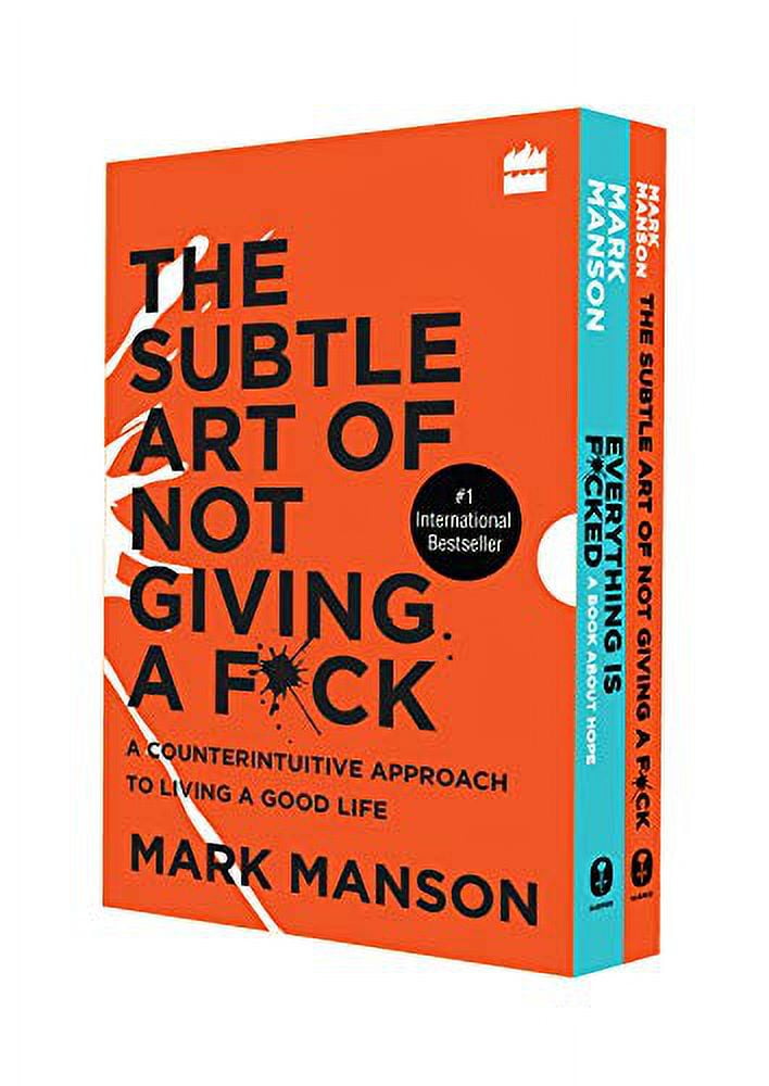 Mark Manson Boxset (Everything Is F*Cked + Subtle Art Of Not Giving A F*Ck)