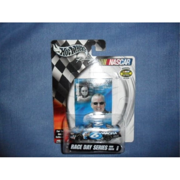 Mark Martin 2003 Hot Wheels Racing #6 Viagra Ford Taurus 1/64 NASCAR Diecast . . . Race Day Series and Comes with Collectors Card.