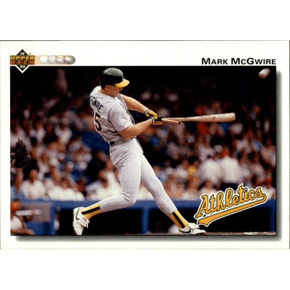 Mark McGwire 1992 Upper Deck MLB #153 Baseball Card Oakland Athletics