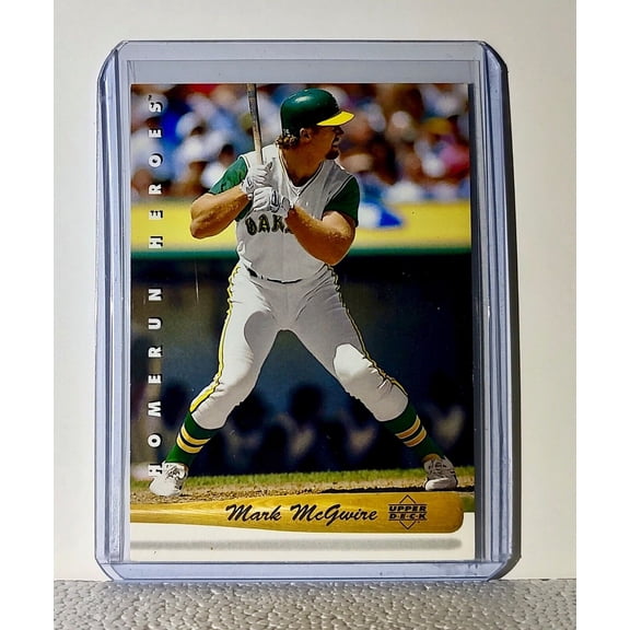 Mark McGwire 1992 Upper Deck MLB #HR2 Homerun Heroes Card Oakland Athletics