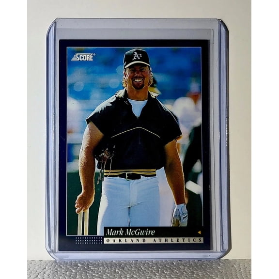 Mark McGwire 1994 Score MLB #550 Baseball Card Oakland Athletics