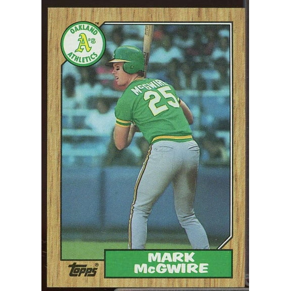 Mark McGwire Card 1987 Topps #366