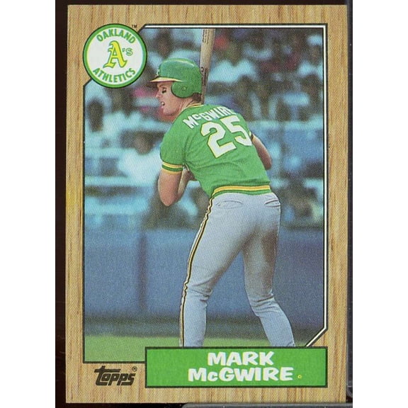 Mark McGwire Card 1987 Topps #366