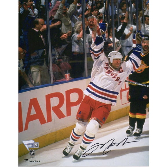 Mark Messier New York Rangers Autographed 8" x 10" Stanley Cup Goal Celebration Photograph - Fanatics Authentic Certified