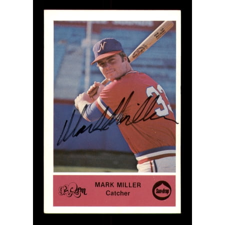 Mark Miller Autographed 1979 Sun-Drop Card Nashville Sounds SKU #231294