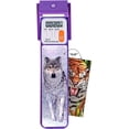 thumbnail image 1 of Mark-My-Time 3D “FLIP” Snow Wolf/Tiger Digital LED Booklight Reading Timer, 1 of 2