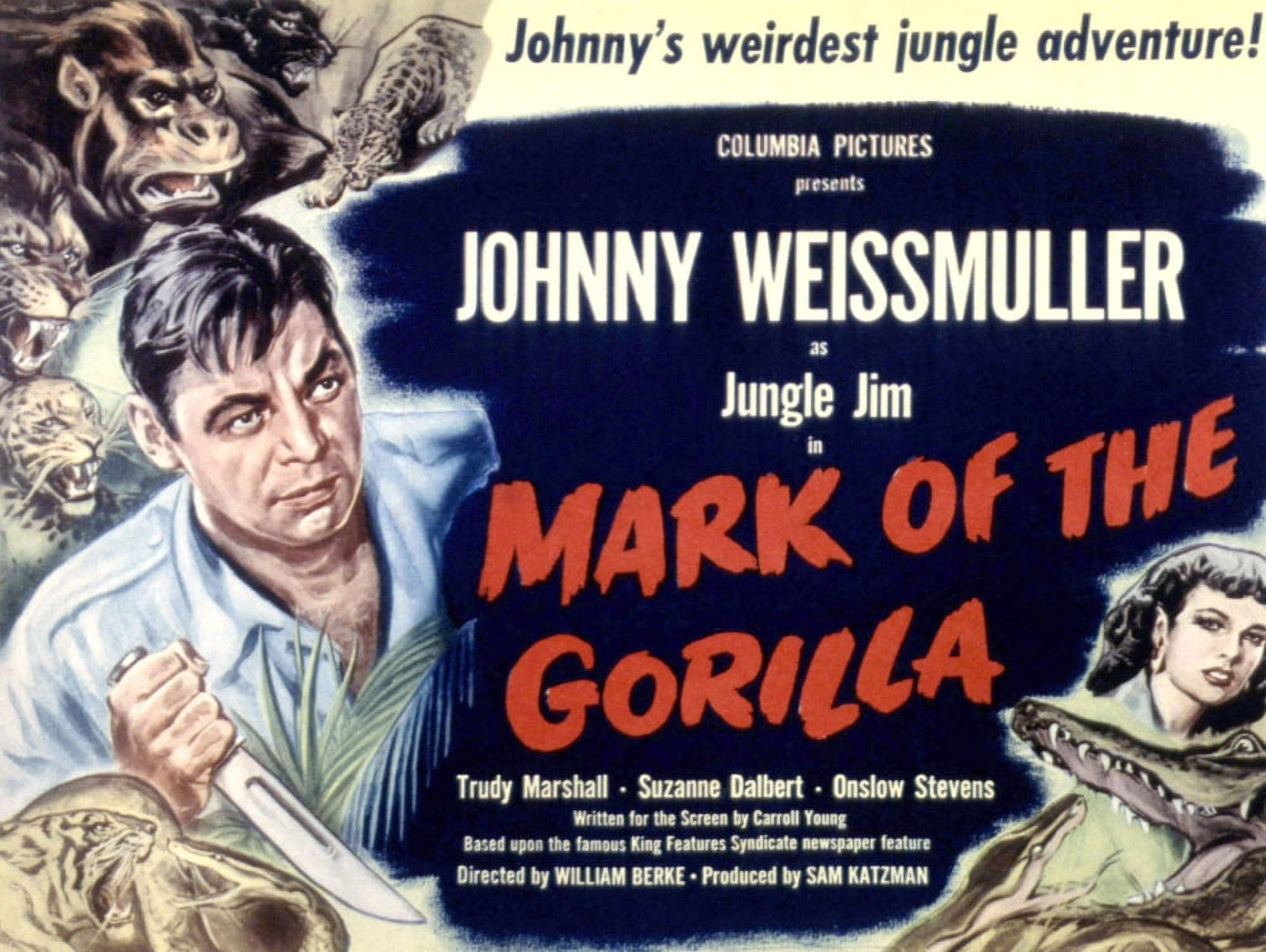 Mark Of The Gorilla Canvas Art - (28 x 22)