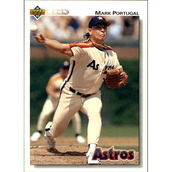 Mark Portugal 1992 Upper Deck MLB #448 Baseball Card Houston Astros