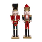 Mark Roberts Christmas 2020 Velveted Musician Nutcracker, Assortment of 2, 15 inches