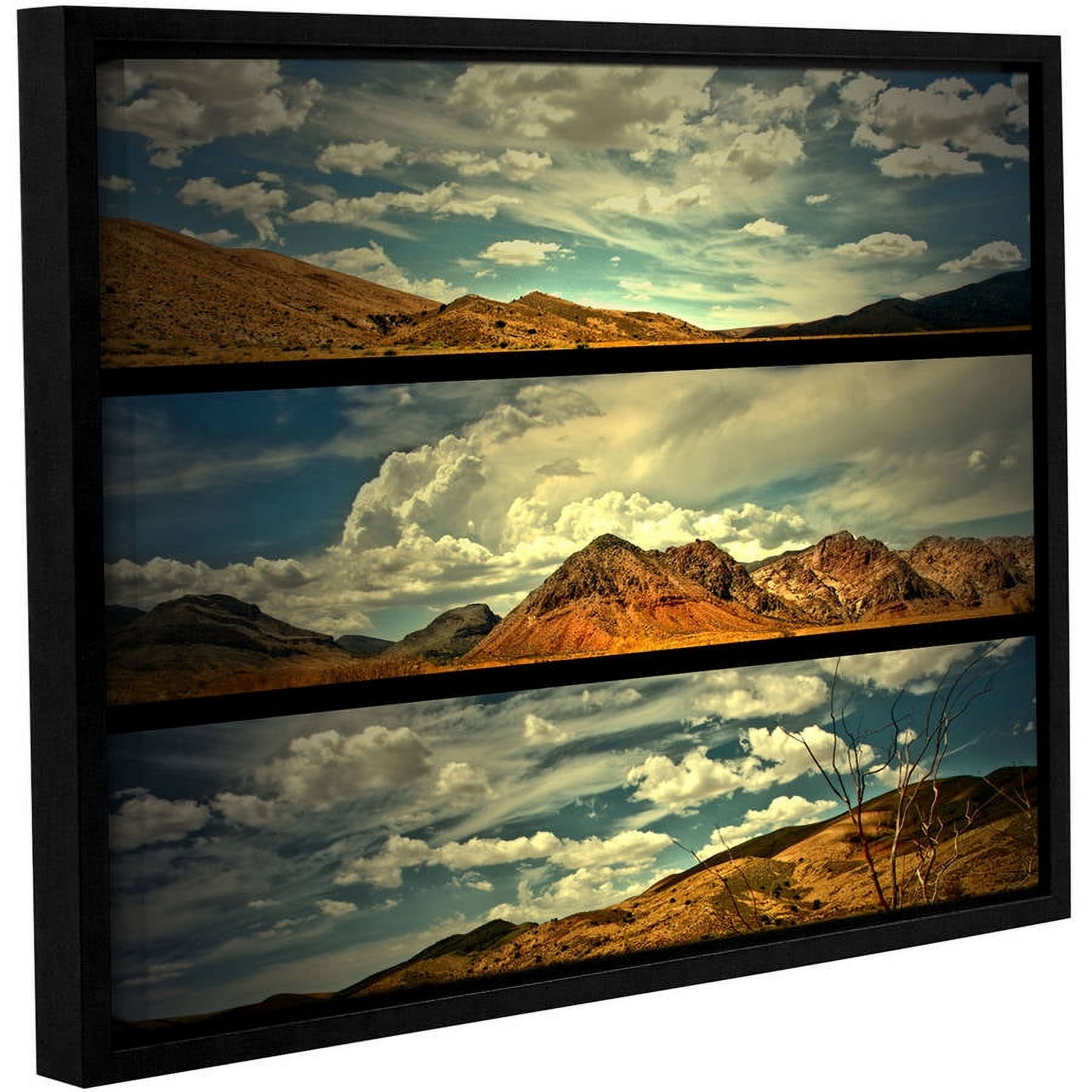 Mark Ross "Saving Skis" Floater-Framed Gallery-Wrapped Canvas