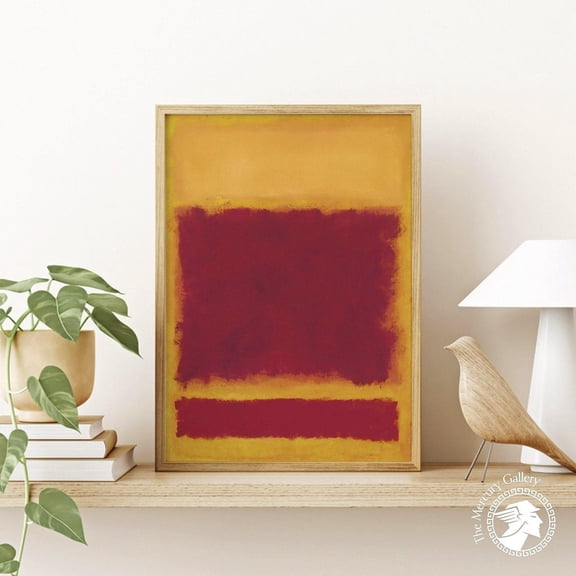 Mark Rothko Abstract Art Orange Red And Yellow Exhibition