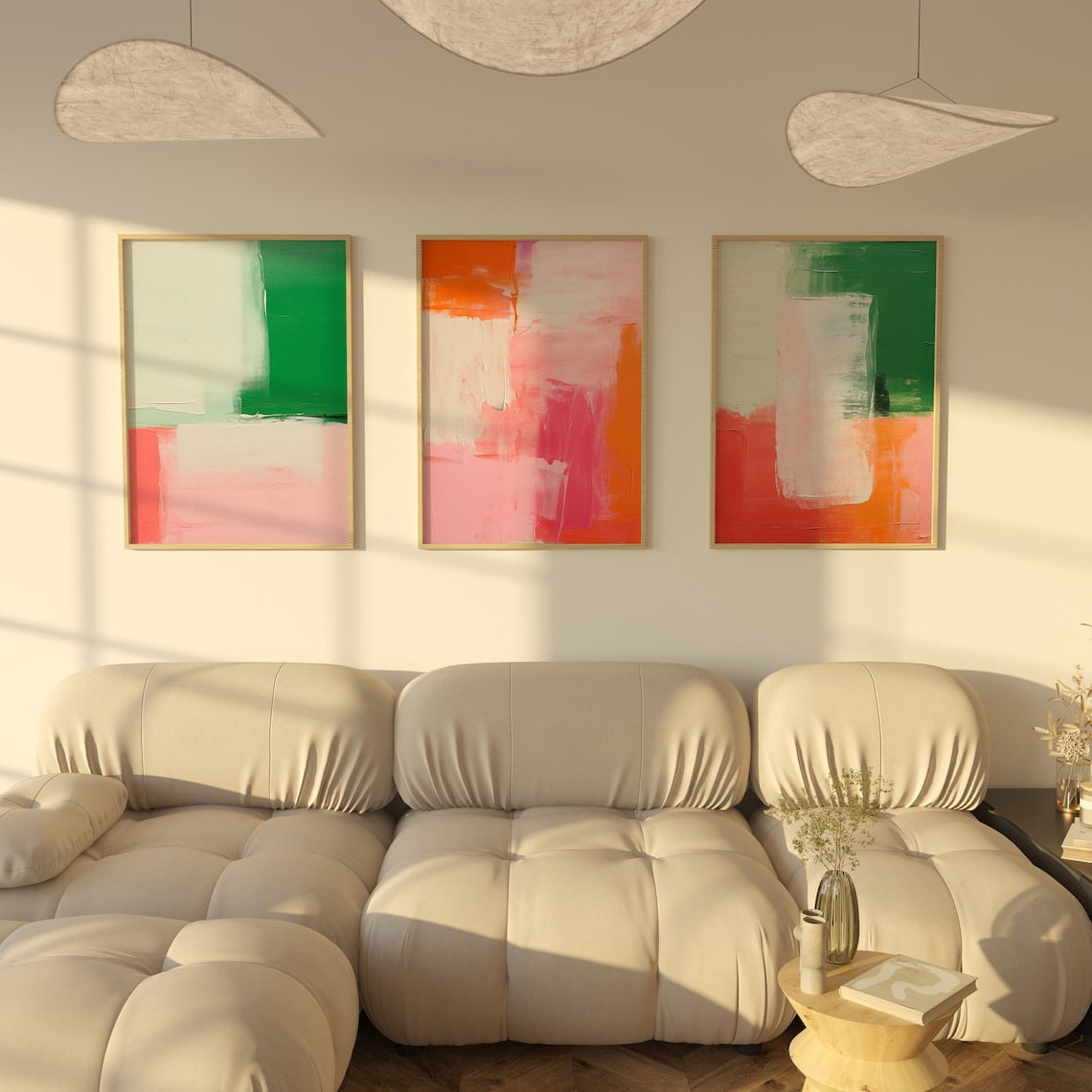 Mark Rothko Abstract Color Block Wall Art Prints Set - Walmart.com