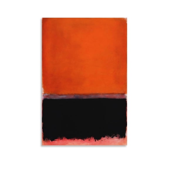 Mark Rothko Abstract Expressionism Artist Poster Room Aesthetic Poster Print Art Wall Painting Canvas Posters Gifts Modern Bedroom Decor 12x18inch(30x45cm)