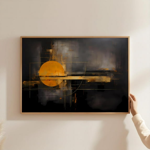 Mark Rothko Abstract Museum Quality Horizontal Exhibition Piece V2, Unframed Canvas 16x20in