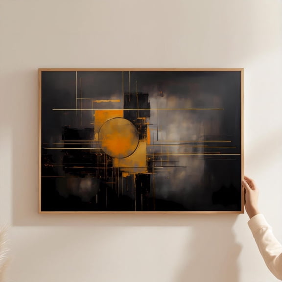 Mark Rothko Abstract Museum Quality Horizontal Exhibition Piece V22, Unframed Paper Poster 8x10in