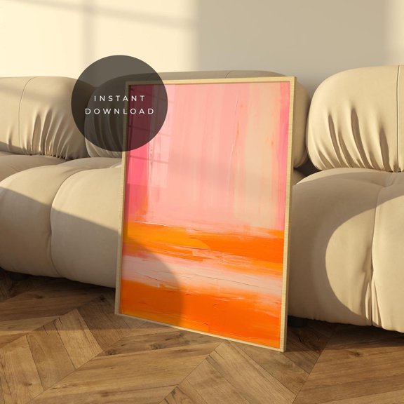Mark Rothko Abstract Wall Art Print, Mid Century Modern Decor