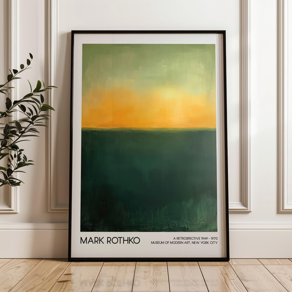 Mark Rothko Abstract Wall Art Print, Modern Art Home Decor - Walmart.com