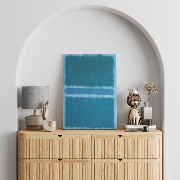 Mark Rothko Blue Canvas Large Exhibition Poster Blue Poster Unframed Paper Print