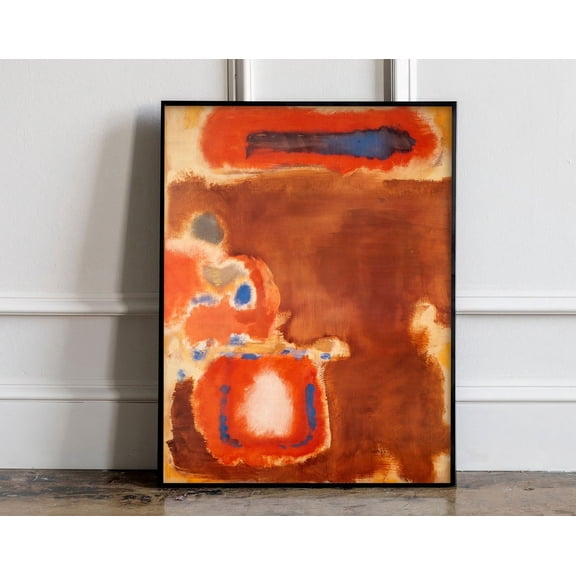 Mark Rothko Exhibition Poster, Mark Rothko Art Print, Abstract Art Poster, Modern Art, Minimalist Decor, Red Vintage exhibition poster, 12x18 UNFRAMED