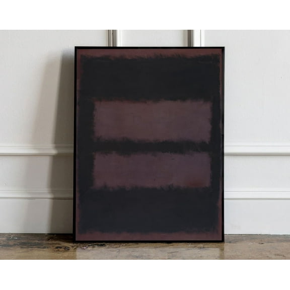 Mark Rothko Exhibition Poster, Mark Rothko Art Print, Abstract Art Poster, Modern Art, Minimalist Decor, Red Vintage exhibition poster, 8x12 UNFRAMED