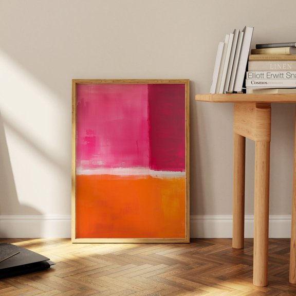 Mark Rothko Exhibition Wall Art Print, Mid Century Modern Decor