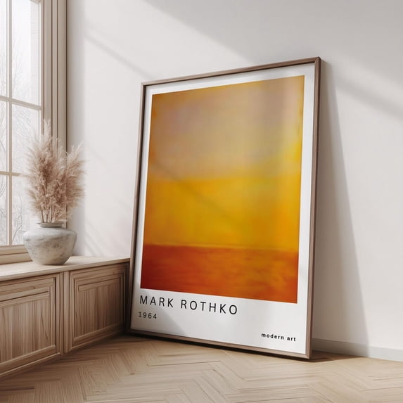 Mark Rothko Inspiunset Gradient Unframed Paper Print