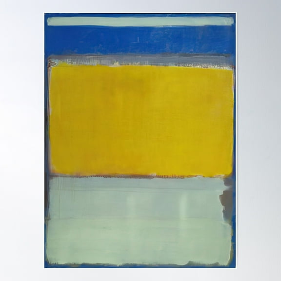 Mark Rothko - No. 10 1950 Poster Wall Art, Modern Wall Decor For Living Room Bedroom, 8x12 UNFRAMED