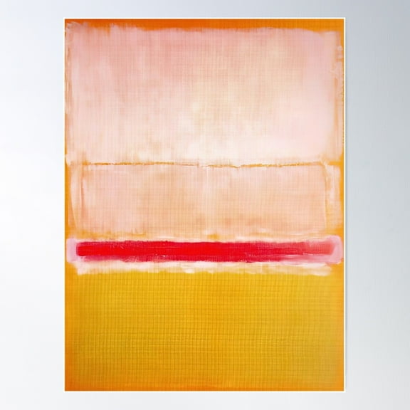 Mark Rothko - No.2 - 1950 Poster Wall Art, Modern Wall Decor For Living Room Bedroom, 8x12 UNFRAMED