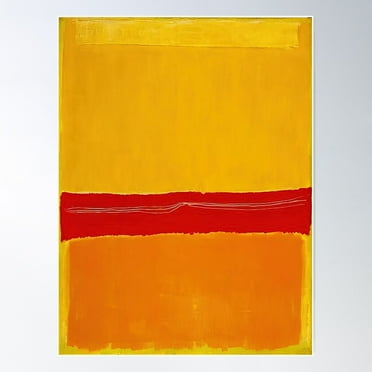 Mark Rothko - No.5No.22 - 1950 Poster Wall Art, Modern Wall Decor For Living Room Bedroom, 8x12 UNFRAMED