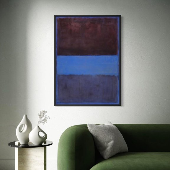 Mark Rothko No 61 Rust Blue Wall Art Unframed Paper Print