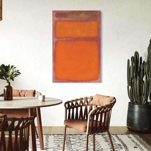 Mark Rothko Orange Red Yellow Wall Decor Unframed Paper Print