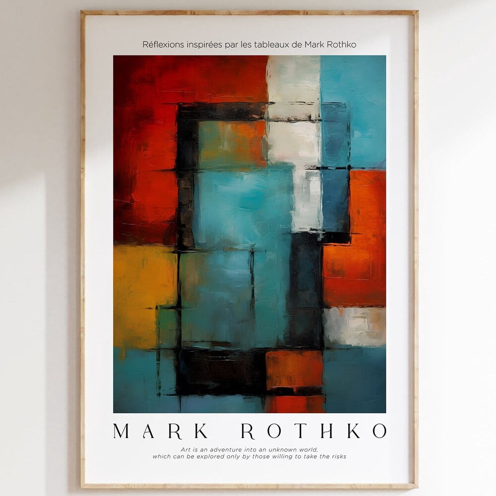 Mark Rothko Poster A Print As Housewarming Gift Or Livingroom Decor ...