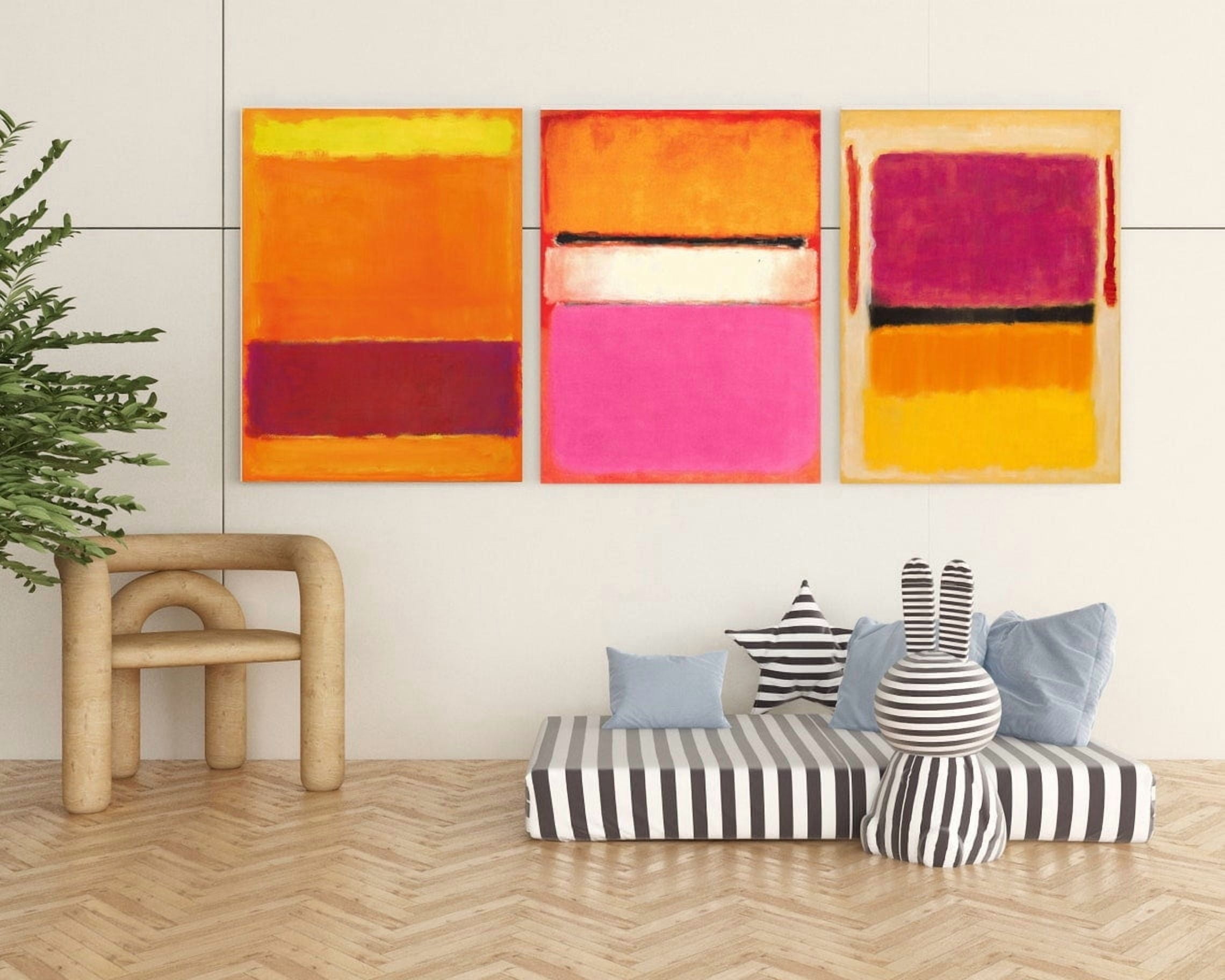 Mark Rotho Artist Mark Rothko Poster Art Reproduction Pink And Yellow Mix Rothko ...