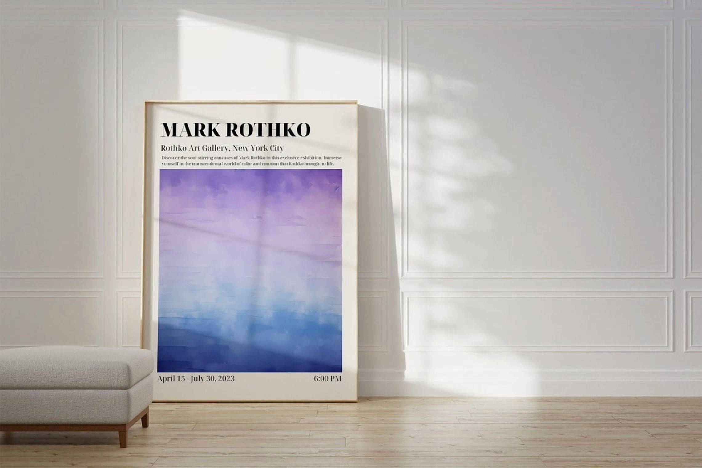 Mark Rothko Poster, Exhibition As Or Livingroom Idea Museum, Mark ...