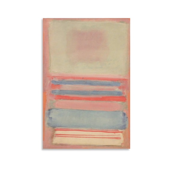 Mark Rothko Print Abstract《Pink》Canvas Paintings Wall Art Poster Print Photo Art Painting Canvas Poster Home Decorative Bedroom Modern Decor Posters Gifts 12x18inch(30x45cm)