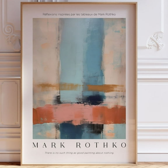 Mark Rothko Print, Large Wall Art, Modern Wall Art, Living Room Decor Mark Rothko Inspired Poster Wall Art, Modern Wall Decor, 8x12 UNFRAMED