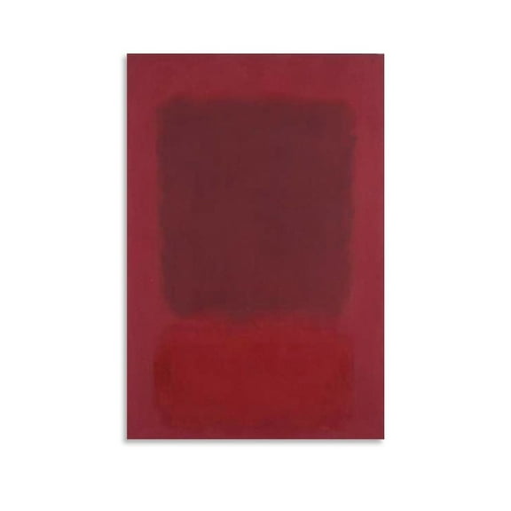 Red And Brown by Mark Rothko Painting Poster Picture Print Wall Art Poster Painting Canvas Posters Artworks Gift Room Aesthetic 12x18inch(30x45cm)