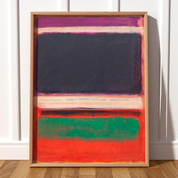 Mark Rothko Print Red And Green Rothko Modern Wall Art Contemporary Decor Untitled Rothko Abstract Wall Decor Minimalist Decor 16